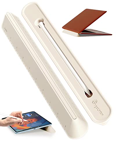 ergounion 3 in 1 Silicone Laptop Stand, Keyboard Riser for Ergonomic Typing/Reading, Portable Laptop Cooling Stand, for Home Office School and Travel, Oval Base, Bright Beige - color: Bright Beige