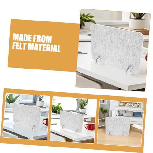Veemoon 2Pcs Felt Desk Privacy Panel Desk Divider Partition for Office and Classroom Easy to Install Enhances Focus and Reduces Distractions