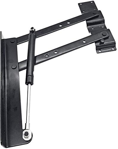 2 Pcs Lift Top Coffee Table Hinges,Gas Hydraulic Mechanism | Hinge brackets only,screws not included,for lift top coffee tables,folding desks,storage tops and bench tops