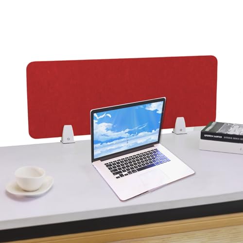 Desk Divider for Privacy Single Panel Partition with Acoustic Cubicle System for Home Office or School Classroom Portable Modesty Shield with Clamps (Color: C Size: Width) - color: C, size: Width 100cm/39.4inch