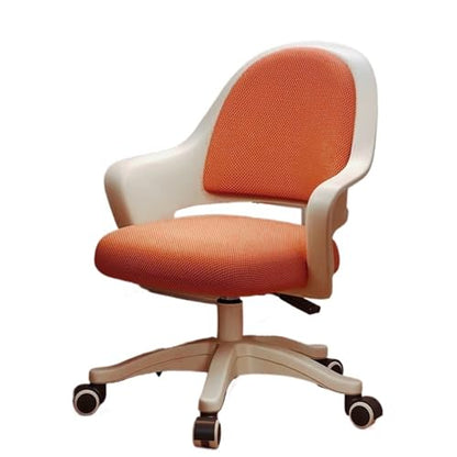 Office Chair Home Office Desk Chair for Petite Women, Adjustable Seat Height, Gaming Chair Ergonomic Office Chair Desk Chair(Orange) - color: Orange
