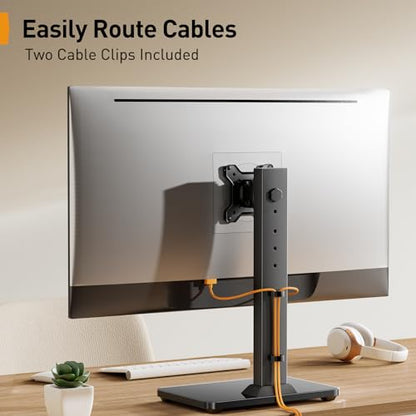 Perlegear Single Monitor Stand for 13–34 inch Screens up to 44 lbs - size: 13-34 inch