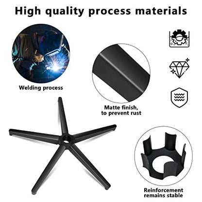 Heavy Duty Gas Lift Hydraulic/Pneumatic Piston for Office Chair,Desk Chair Base Replacement Reinforced Metal Leg