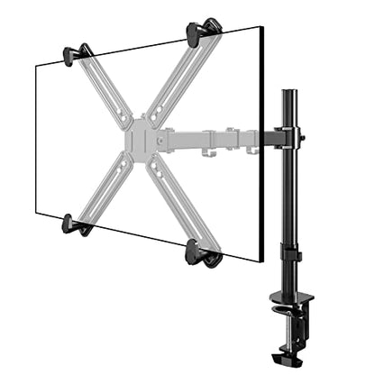 Non-VESA Single Monitor Arm Desk Mount with VESA Adapter Brackets - size: 13-27IN, style: With Adapter Kit