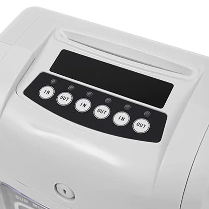 Calculating Time Clock Small Business Punch Pak Check in and Out Machine with 50 Time Cards Electronic Time Recorder for Companies, Units