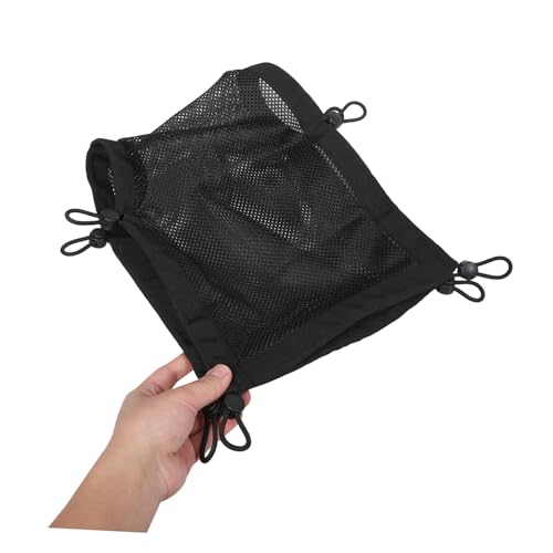 Tofficu 1set Under Desk Organizer Mesh Bag Storage Net for Cables and Chargers Easy Installation No Tools Needed Breathable and Design for Tidy Workspace