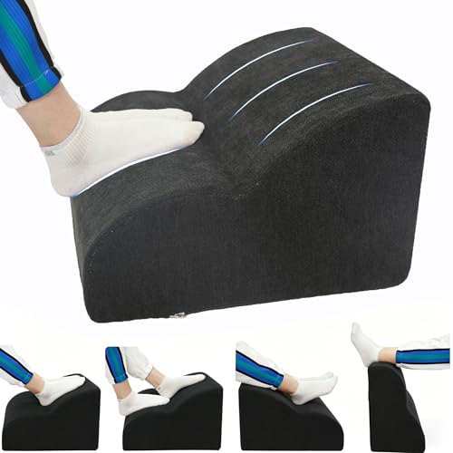 Foot Rest for Under Desk at Work.Multifunctional 3-Tier Foot Stool | With Washable Footrest.For Under Desk,Office Chair Gaming Chair & Sofa,Leg Elevation Pillow,supports Posture(A-Black) - color: A-black