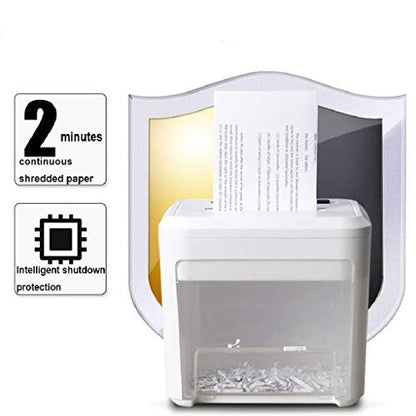 Mini Paper Shredder-Desktop Personal Portable Shredder Office Home Small Electric Crusher, Hand