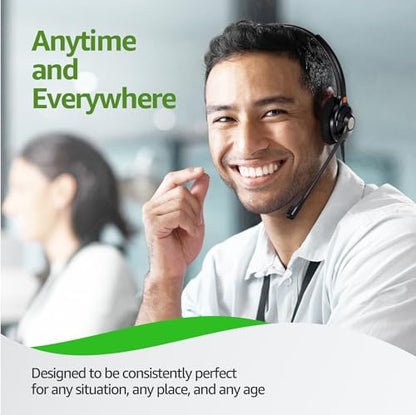 IPD IPH-215 Phone Headset Binaural Wired QD to RJ9 - color: 215-DG-FOAM