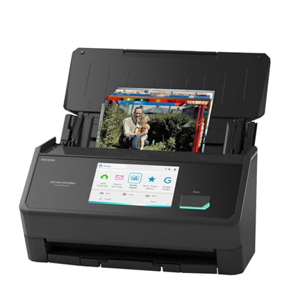 ScanSnap iX2500 Photo Edition Wireless or USB High-Speed Scanner, Black | Cloud Enabled | Photos, Documents & Receipts | Large 5" Touchscreen | Mac or PC - color: ScanSnap iX2500 Photo Edition