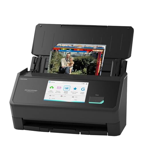 ScanSnap iX2500 Photo Edition Wireless or USB High-Speed Scanner, Black | Cloud Enabled | Photos, Documents & Receipts | Large 5" Touchscreen | Mac or PC - color: ScanSnap iX2500 Photo Edition