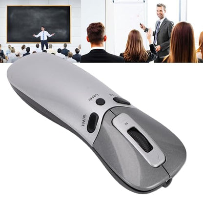 GOWENIC WirelessPresentationClicker, 2.4G Wireless Connectivity, Plug and Play, Gyroscope Technology, Ergonomic Design and Durability