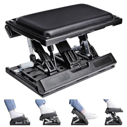 Adjustable Foot Rest Under Desk for Office,Home, Gaming & Study - color: Black, size: Extra Large