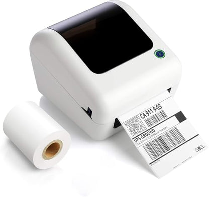 JADENS Bluetooth Thermal Shipping Label Printer - High Speed 4x6 Wireless Label Maker Machine, Support PC, Phone, USB for MAC, Compatible with Ebay, Amazon, Shopify, Etsy, USPS Barcode, Mailing