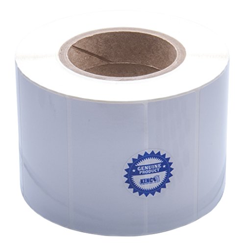 Kenco Premium Inkjet 4 X 2 Rectangle High Gloss Paper Roll-Fed Inkjet Labels. Compatible with Primera Color Label Printers and Many Other Printer Brands. Supplied 1250 Labels on a 3 core.