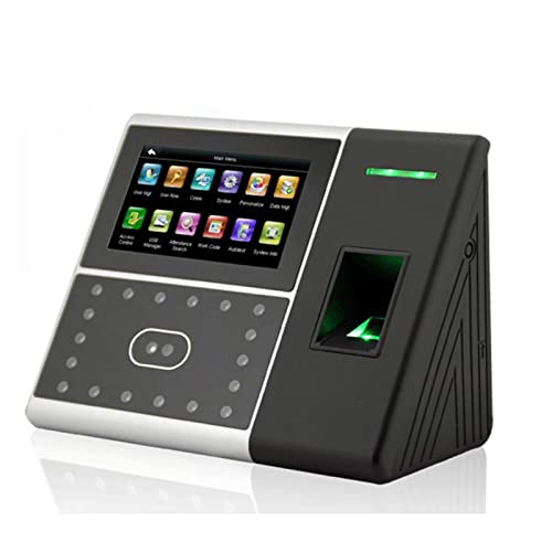 Time Clock, TCP/IP Fingerprint Face Facial Recognition Time Attendance Door Access Control System Optional WiFi GPRS for Business, Office