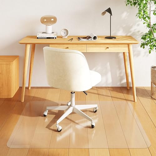 Heavy Duty PVC Chair Mat for Hard Floors, 2 mm Thick (48" x 60" Rectangle) - size: 48" x 60" Rectangle