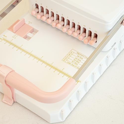 Heidi Swapp Craft Binding Machine — DIY Twin-Loop Wire Book Binder for Planners, Journals & Photo Books | Includes 20 Wires, 4 Bookboards & Pliers | Binds A4, A5, A6, A7 & Letter | 27-Piece Kit