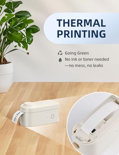 Makeid Lightweight Label Maker with Cutter L1-C Bluetooth Printer