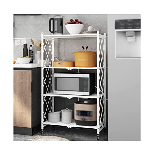 Modern 4-Tier Mobile Printer Stand Utility Cart Office Fax Machine Scanner Stand for Home Office Kitchen Organizer Storage - color: B