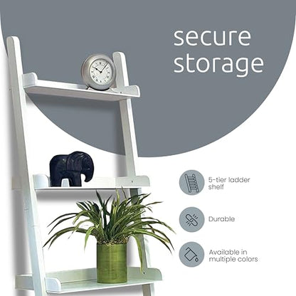 kieragrace Providence Hadfield Leaning Shelf - Matte Paint Black, 18" by 66" - color: Black