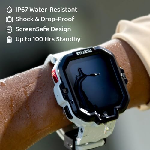 TickTalk5 Kids Smart Watch with GPS Tracker, Calls, Texts and SOS Ages 3-12 | Kids Smartwatch with HD Calling, SMS, GPS Tracking, Parental Controls, Music & Wellness