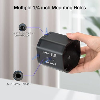 MOKOSE 4K USB Webcam,Ultra HD 1/1.56" Sensor, 50 MP Resolution up to 8160x6120, USB-C,Auto Focus and Low Light Performance,Web Camera for Streaming, Conferencing, Calling