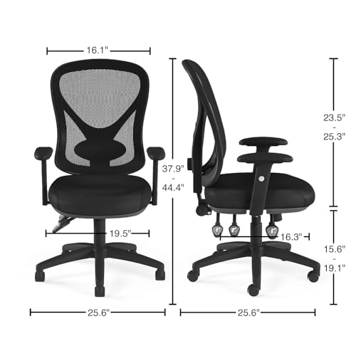 Staples Ergonomic Mesh Task Chair, Lumbar Support, Black, 2-Pack - style: 2 Pack