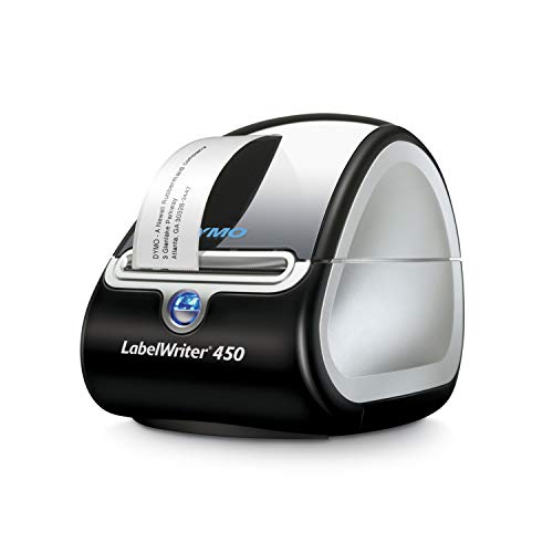 DYMO Label Printer LabelWriter 450 Direct Thermal Label Printer, Great for Labeling, Filing, Shipping, Mailing, Barcodes and More - size: 10.6 x 5.6 x 6.5 inches, style: 450 Thermal