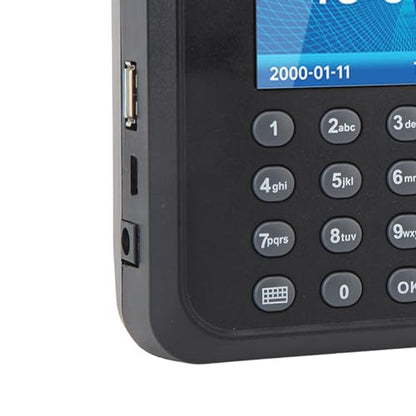 Fingerprint Attendance Machine,Fingerprint Verification Recorder,Support MultiLanguage,US Plug,100-240V Software for Factory