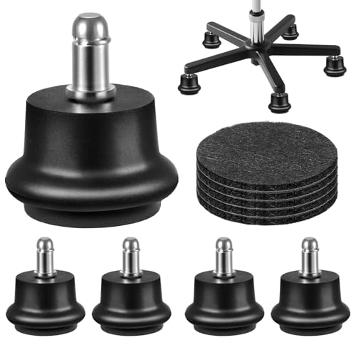 Bell Glides Replacement Office Chair, Castors Wheels Stopper Chair Feet - style: Short Fixed Feet-5PCS