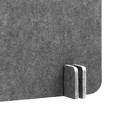 Desk Divider Acoustic Privacy Panel Noise Reducing Table Divider Felt Soundproof Partition Lightweight Freestanding Design Suitable for, Dark Gray 40x50 cm - color: Dark Gray 40x50 Cm