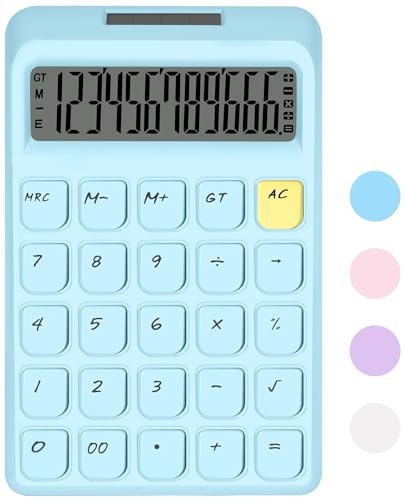 Cute Calculator, Calculators Desktop, Blue Calculator Big Buttons - color: Blue