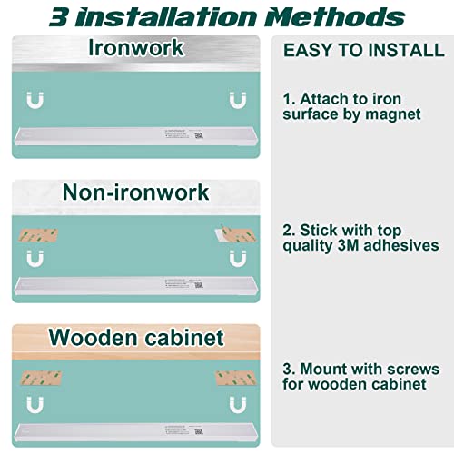 BLS 60 LED Closet Lights Battery Powered LED Lights, Super Bright Under Cabinet Lighting, Wireless Motion Sensor Light Indoor, 2400mah Rechargeable Battery Operated Lights, 120 Days Run Time (2 Pack) - color: 5500K Daylight White-13 inches-2 Pack