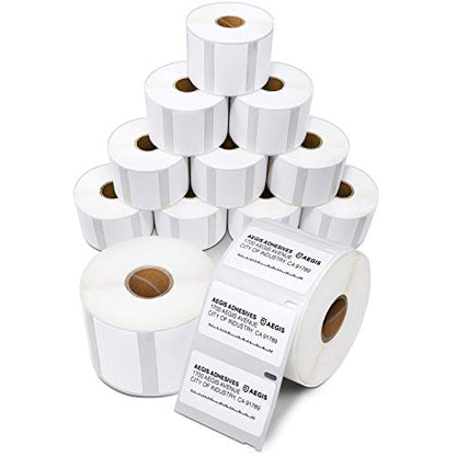 Compatible Direct Thermal Labels Replacement for DYMO 30334 - size: 2-1/4" X 1-1/4" - 30334