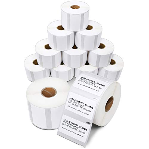 Compatible Direct Thermal Labels Replacement for DYMO 30334 - size: 2-1/4" X 1-1/4" - 30334