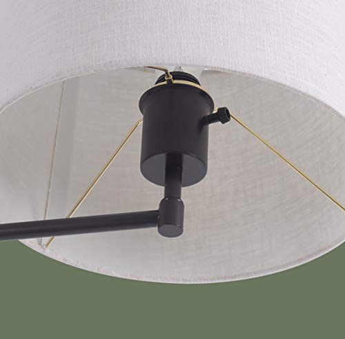 Kenroy Home Casual Wall Swing Arm Lamp ,18 Inch Height, 13 Inch Diameter, 20.5 Inch Ext with Oil Rubbed Bronze Finish