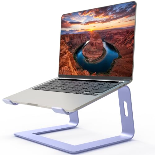Orionstar Ergonomic Laptop Stand, Aluminum Riser, 10-15.6",Purple - color: G-Purple