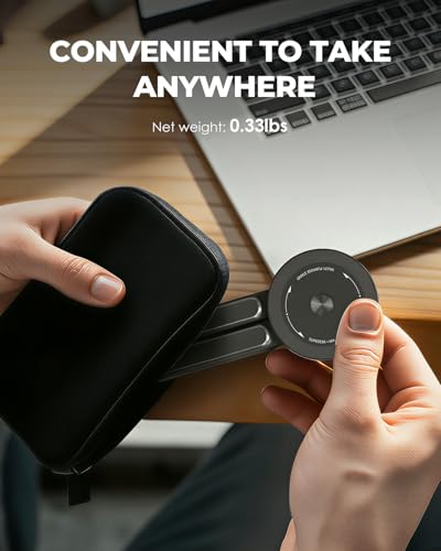 SupeDesk Adjustable Laptop Stand, 3-in-1 Magnetic Stand for Laptop & Tablet - color: Black