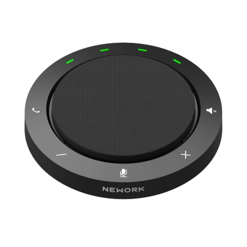 Conference Speakerphone - 2 AI Noise Reduction Mics, 360° Voice Pickup - color: FreeChat 103(2 Mics)