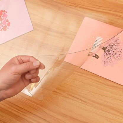 Large Clear Desk Mat, 36"x16", Office Desk Protector | Anti-Slip, Waterproof, Scratch Resistant, Safe Round Edge, Odorless, Easy Clean, Prevents Vanity Cosmetics & Pet Bowl stains - size: 36" x 16"