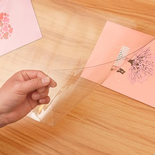 Medium Clear Vanity Mat, 23.6"x15.7", Makeup Desk Protector | Anti-Slip, Waterproof, Scratch Resistant, Safe Round Edge, Odorless, Easy Clean, Prevents Vanity Cosmetics & Pet Bowl stains - size: 23.6" x 15.7"