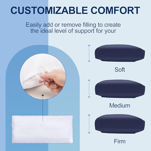 Recliner Pillow, Adjustable Neck & Head Support Pillow - color: Navy