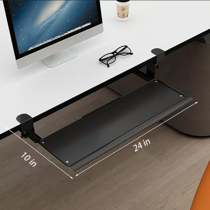 Keyboard Tray Under Desk, 26"x11"