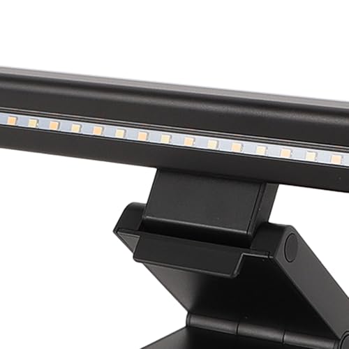 RGB Computer Light Bar, Wireless LED Screen Lamp with Music Sync, 5 Color Temperatures Stepless Dimmable Touch Control Dual Light Source for PC Monitor Desk Lighting