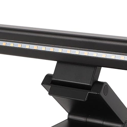 RGB Computer Light Bar, Wireless LED Screen Lamp with Music Sync, 5 Color Temperatures Stepless Dimmable Touch Control Dual Light Source for PC Monitor Desk Lighting