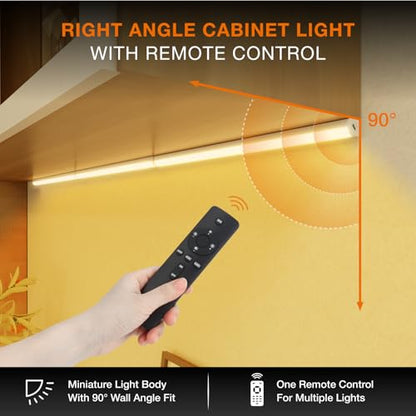 Under Cabinet Lights Remote Control, Magnetic Dimmable Closet Lights,USB Rechargeable Wireless LED Shop Light,Ceiling and Under Counter Lights for Kitchen,Wardrobe,Shelf(30CM,White)