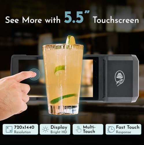 H10, Android 14 Handheld Terminal, 58mm Thermal Printer, NFC - color: With NFC