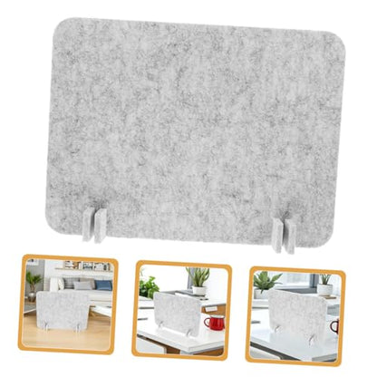 SHOWERORO 2Pcs Desk Privacy Panel Felt Desk Divider for Office Classroom Easy Tool Installation Enhances Focus Reduces Distractions Versatile Acoustic Partition