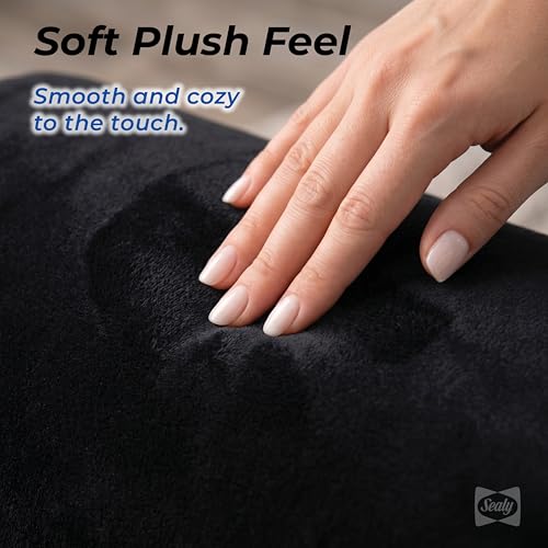 Sealy Foot Rest for Under Desk at Work – Ergonomic Foot-Stool, Foot-Rest for Couch – Versatile Footrest Underdesk for Office & Home, Small Foot-Rest for Chair, Heated Footrest Under Desk